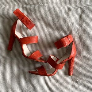 Red Calvin Klein Heels